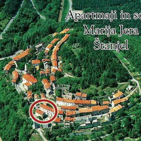 Apartmaji In Sobe Marija Jera Štanjel Exterior foto